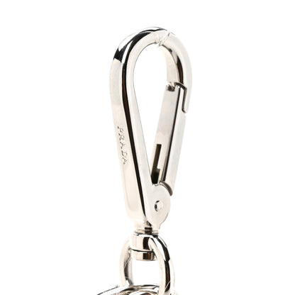 Prada Metal Fur Rufus Bag Charm Chalk White 4 of 5