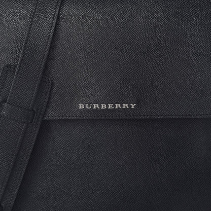 Burberry Calfskin Messenger Bag Black 7 of 10