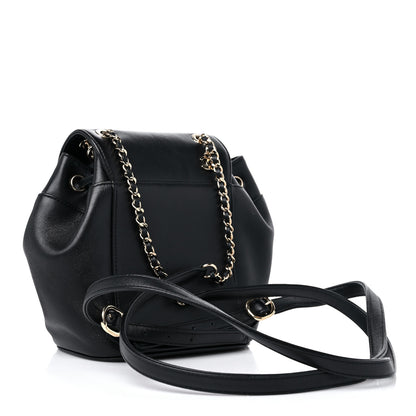Chanel Lambskin CC Mania Backpack Black 3 of 13