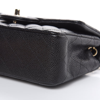 Chanel Caviar Quilted Mini Rectangular Flap Black 9 of 10