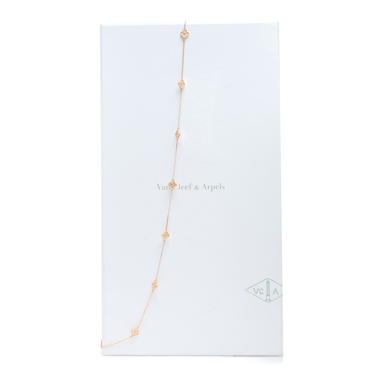 18K Rose Gold 16 Motifs Sweet Alhambra Necklace