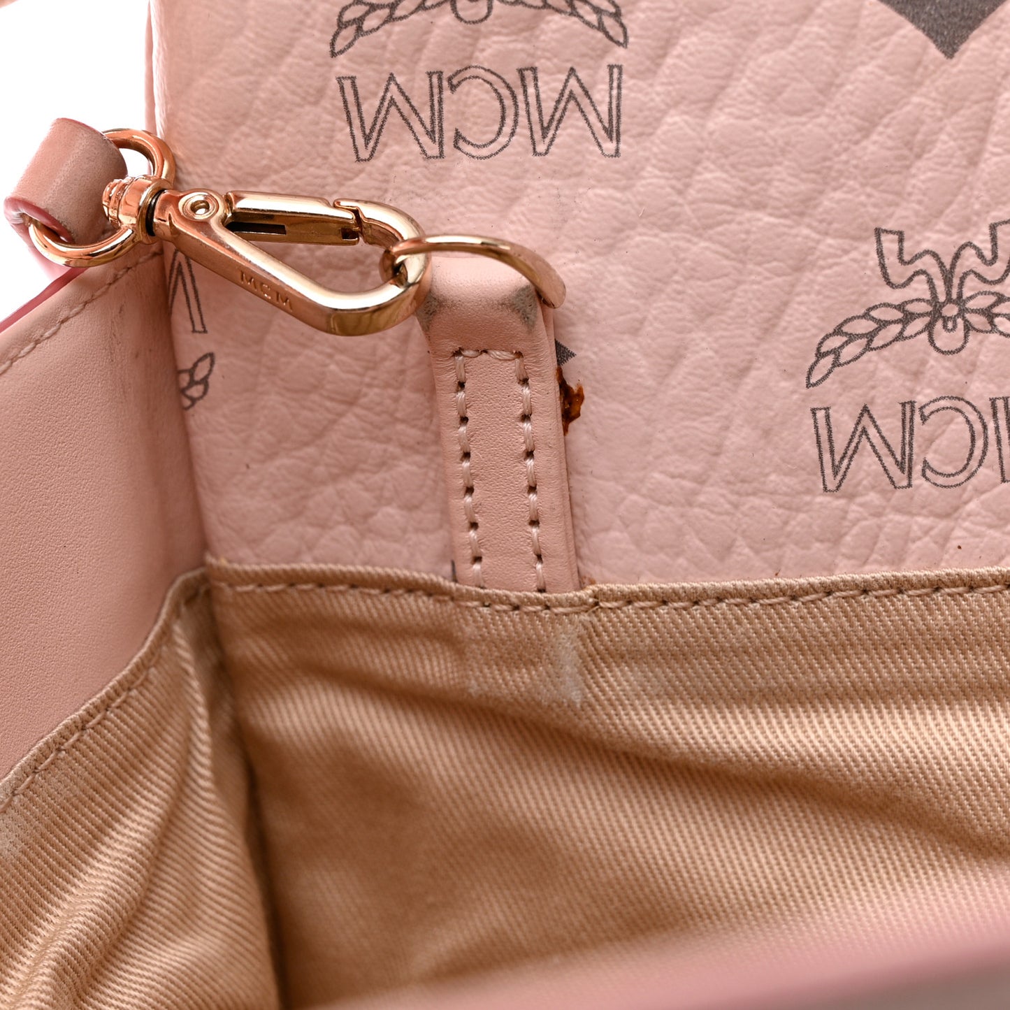 Visetos Medium Crossbody Pouch Soft Pink