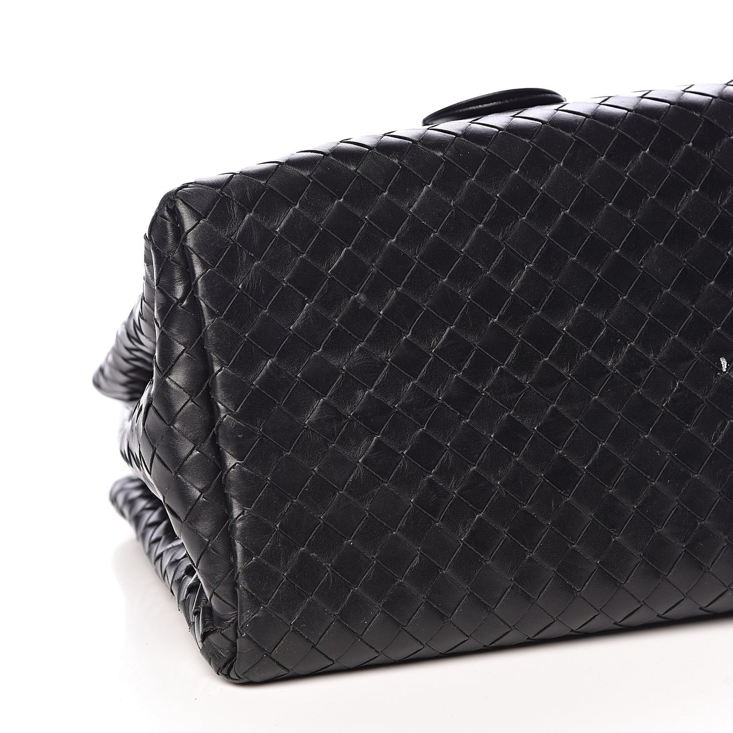 Light Calf Intrecciato Small Roma Black