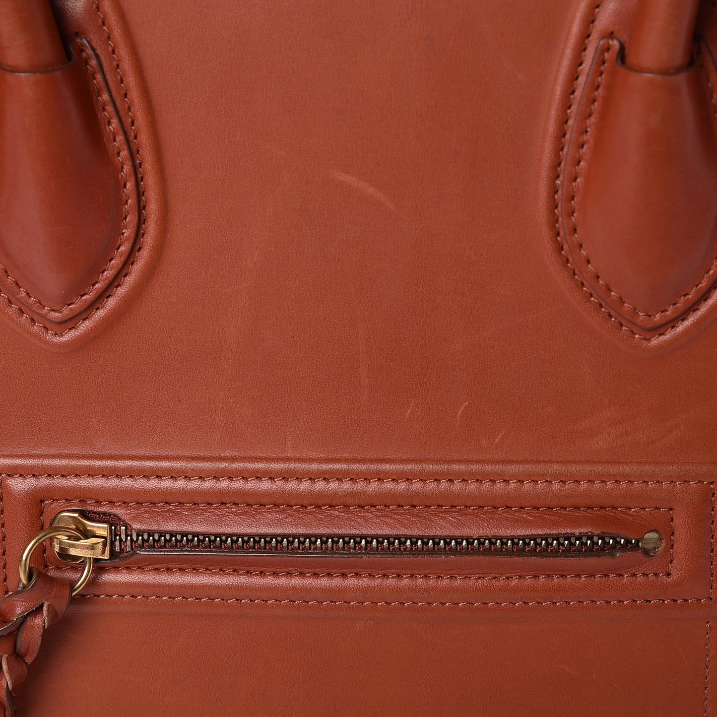 Natural Calfskin Medium Phantom Luggage Brick