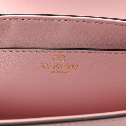 Valentino Garavani Brushed Calfskin Rockstud Flip Lock Chain Shoulder Bag Rose Quartz 6 of 10