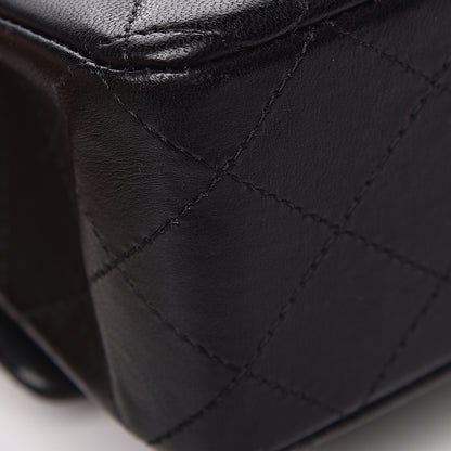 Chanel Lambskin Quilted Mini Rectangular Flap Black 10 of 12