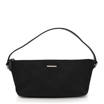 Gucci Monogram Boat Pochette Black 1 of 10
