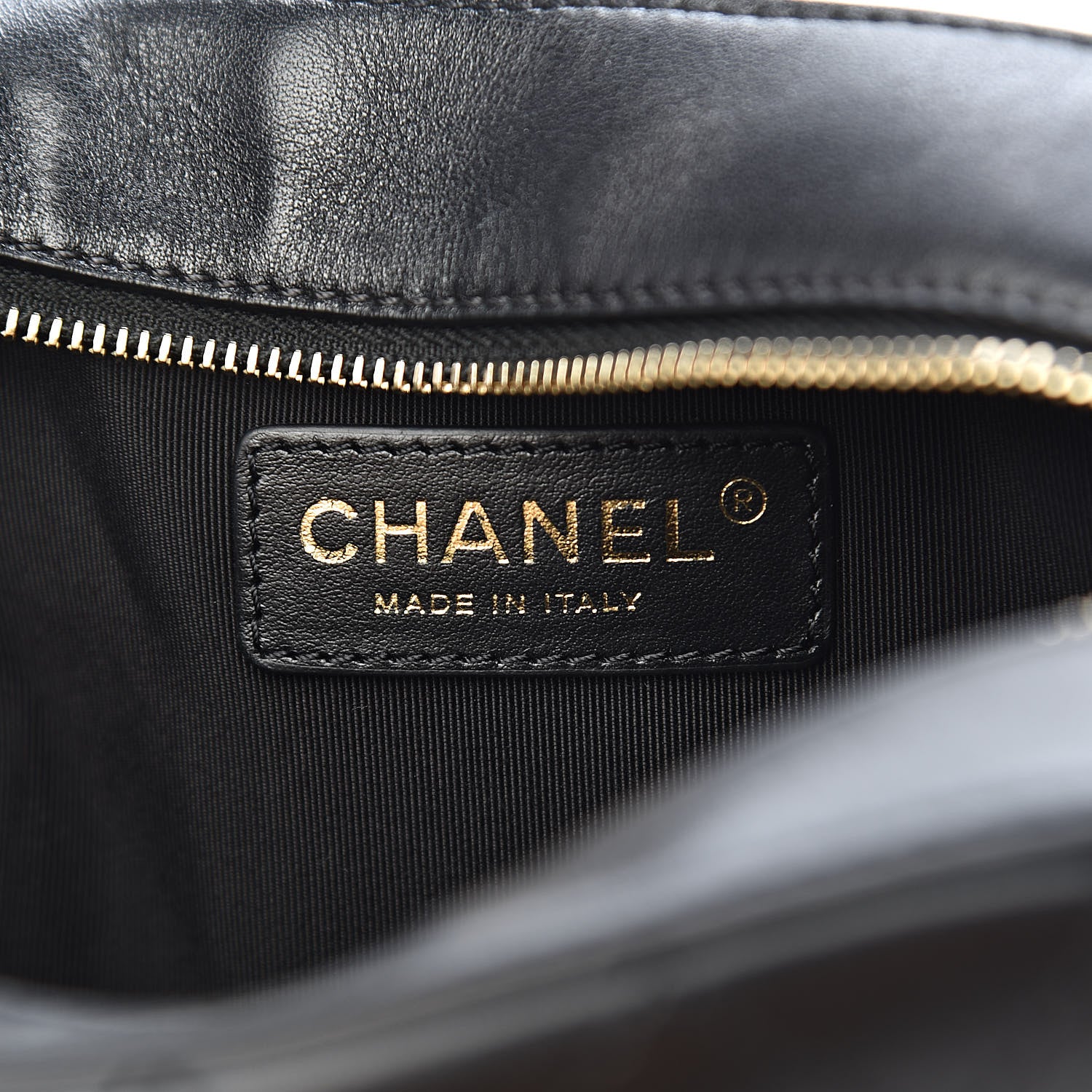 Chanel Calfskin Stitched Enamel CC Camera Case Bag Black 6 of 10