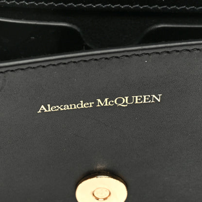 Alexander McQueen Calfskin Mini Jeweled Knuckle Satchel Black 6 of 9