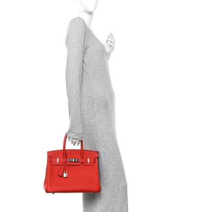 Hermes Togo Birkin 30 Geranium 2 of 12