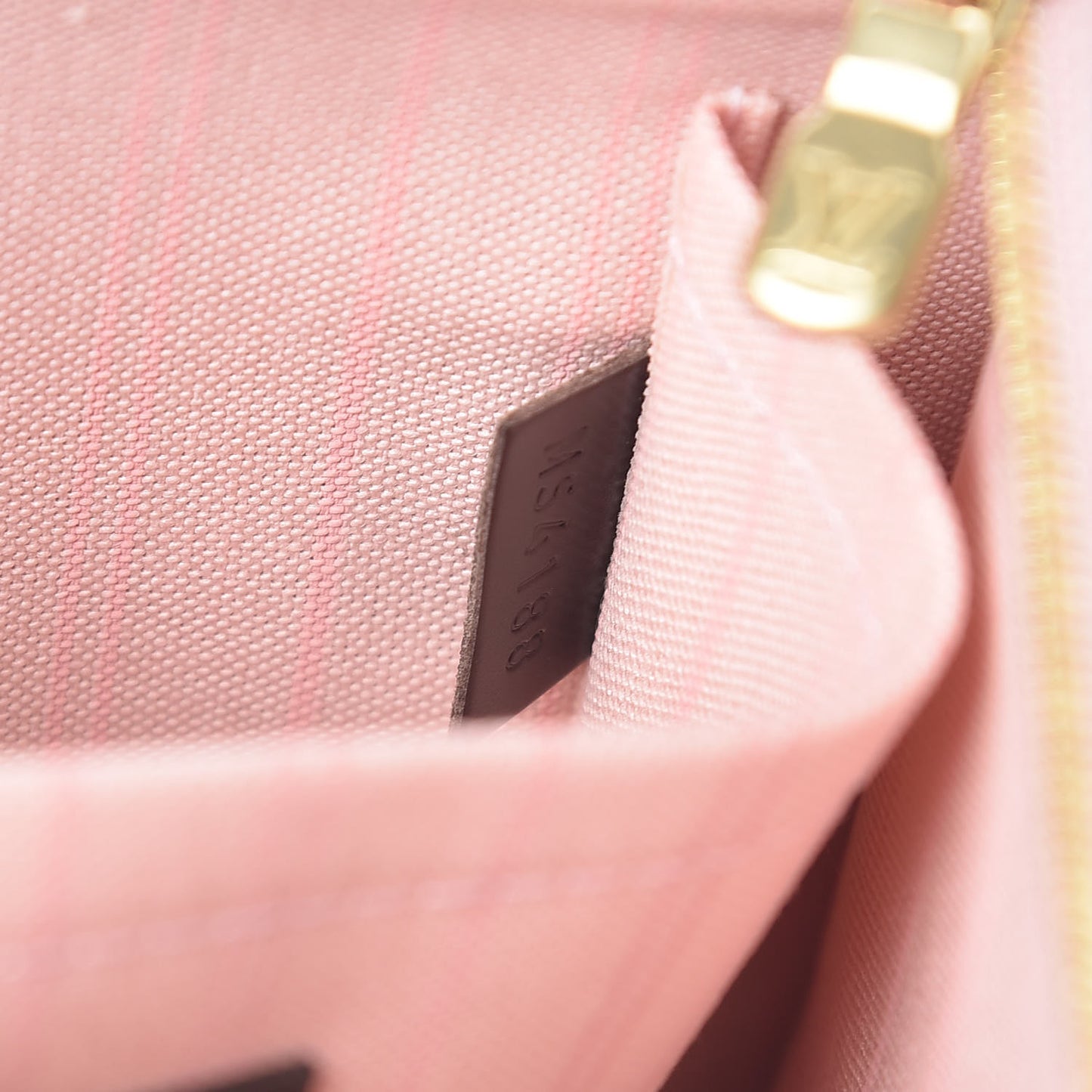 Damier Ebene Neverfull MM GM Pochette Rose Ballerine