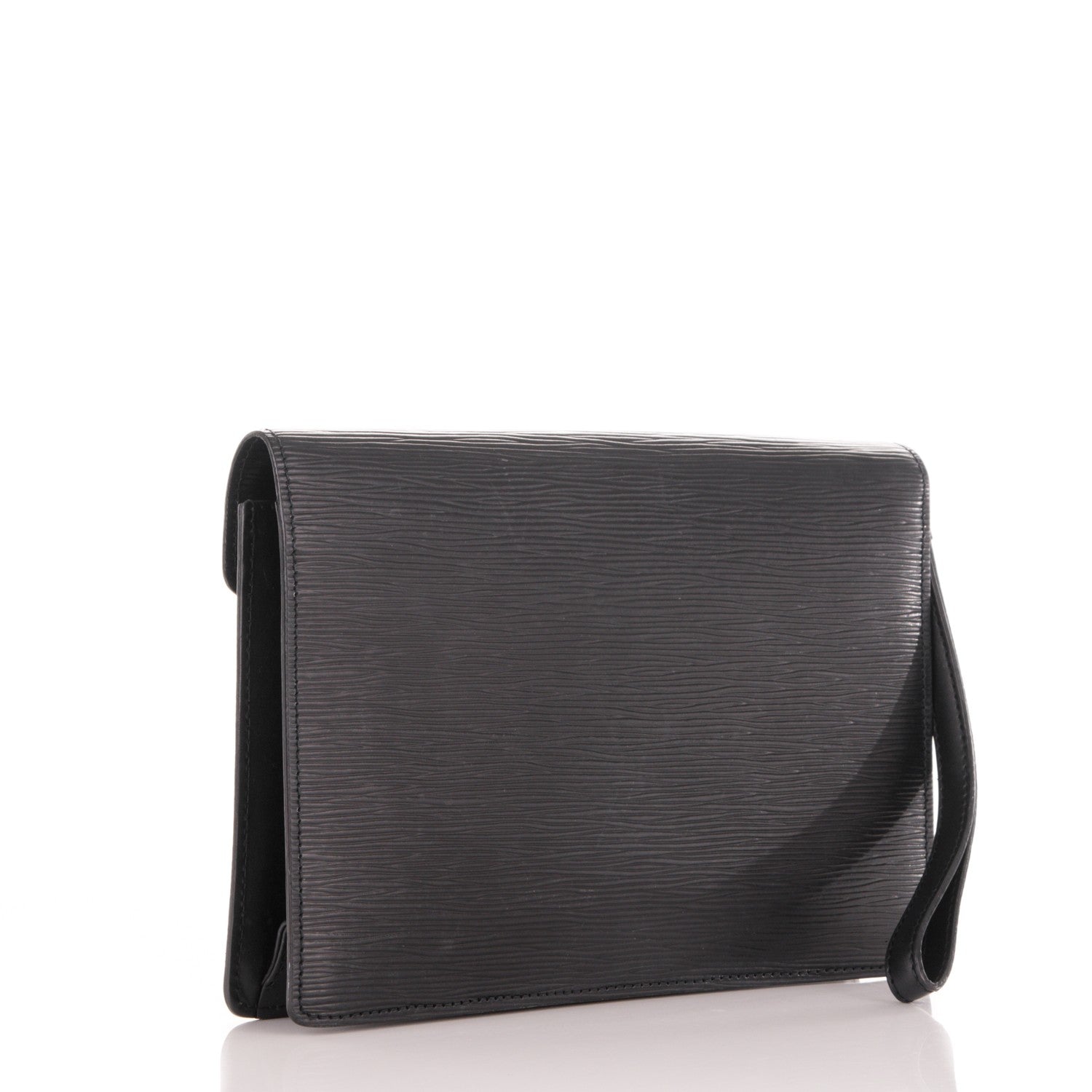 Louis Vuitton Epi Pochette Sellier Dragonne Clutch Black 3 of 6