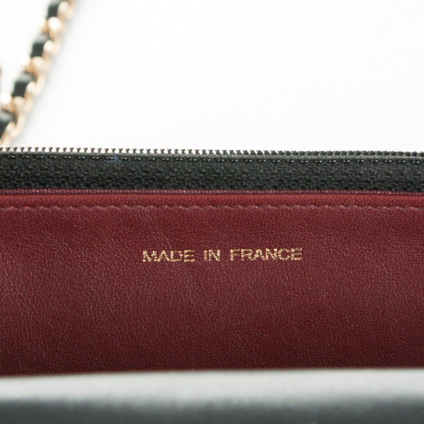 Aged Calfskin Quilted Reissue Wallet On Chain WOC Black