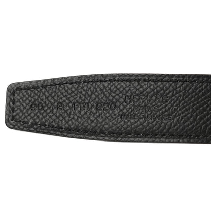Hermes Swift Epsom 24mm H Belt Strap 95 Nata Black 5 of 6
