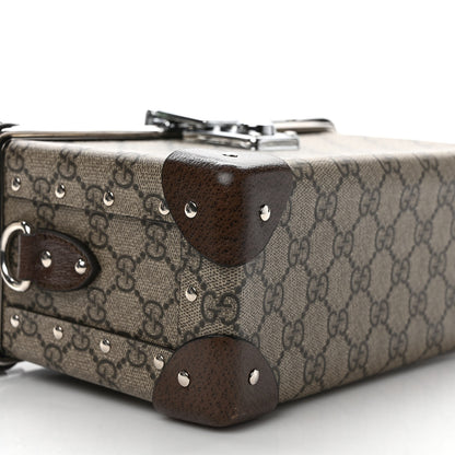 Gucci GG Supreme Monogram Globe-Trotter Beauty Case Brown 8 of 11