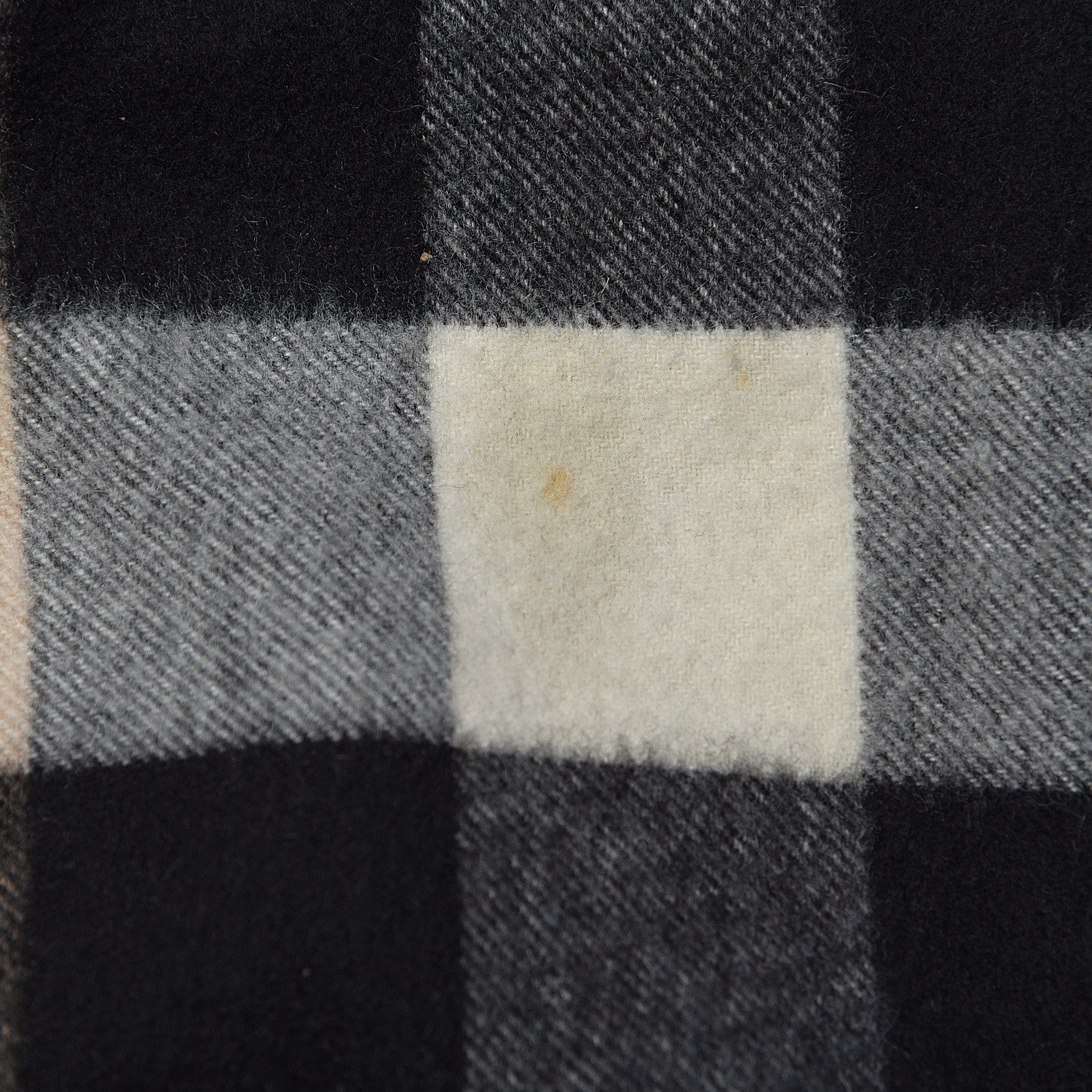 Burberry Cashmere Mega Check Fringe Scarf Camel 6 of 7