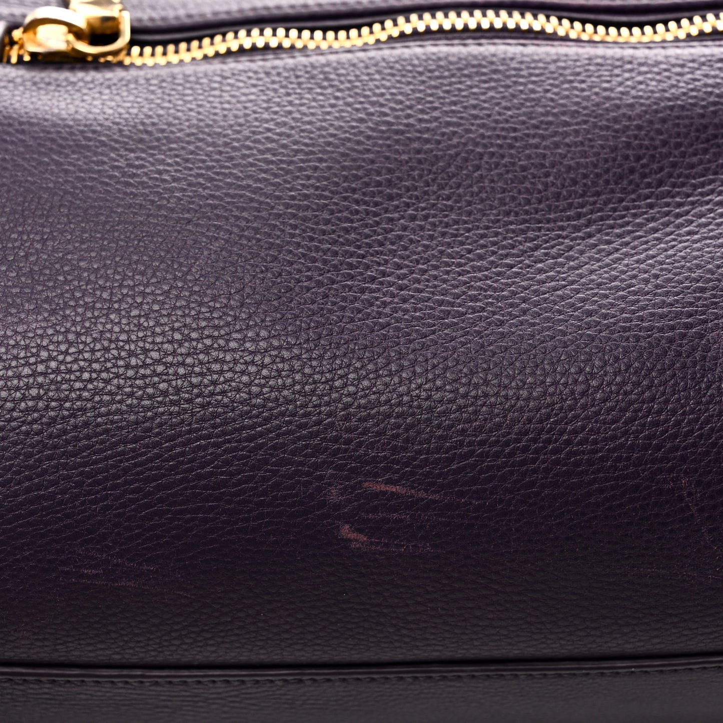 Vitello Daino Shopping Satchel Uva