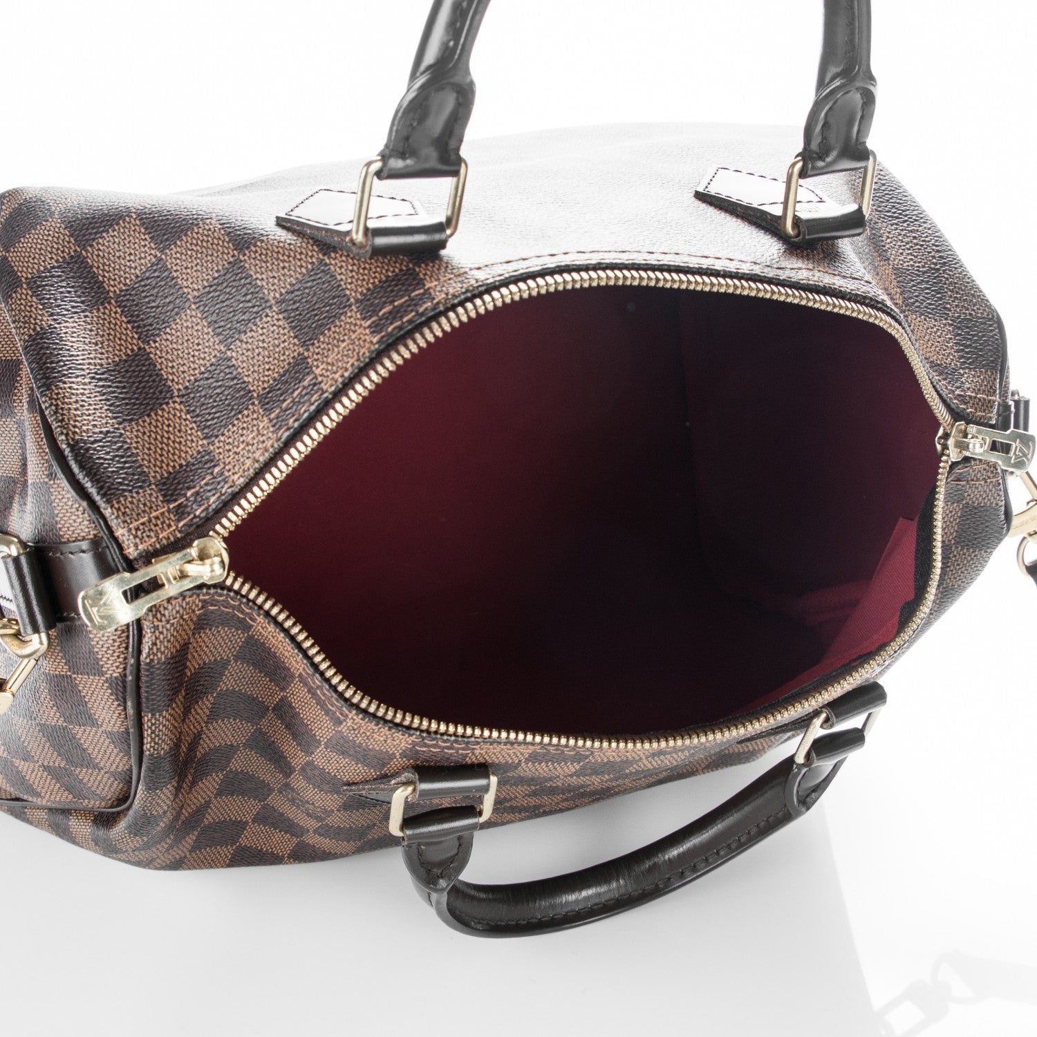 Louis Vuitton Damier Ebene Speedy Bandouliere 30 6 of 8