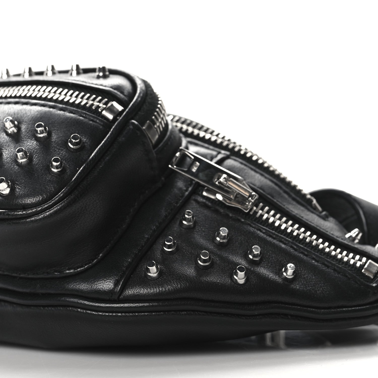 Alexander Wang Lambskin Studded Mini Attica Belt Bag Black 9 of 9