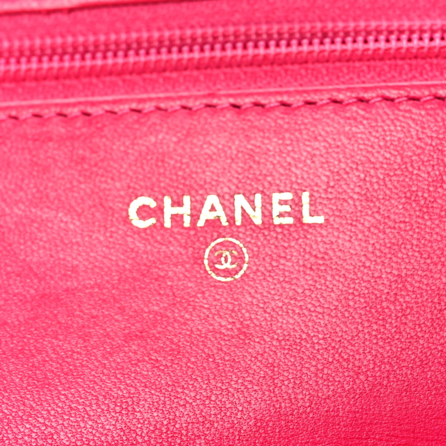 Velvet Quilted Boy Wallet On Chain WOC Fuchsia