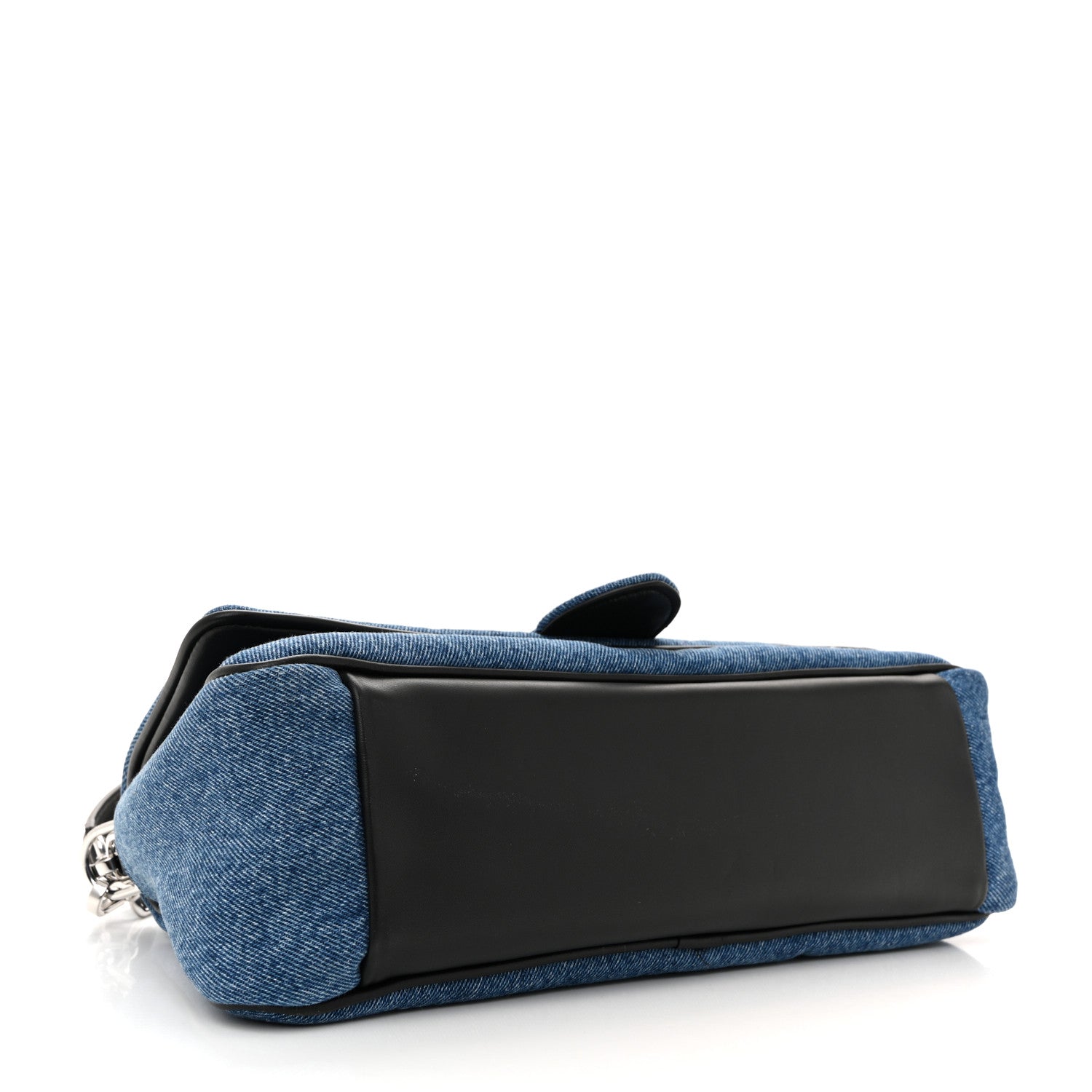 Jacquemus Soft Padded Denim Calfskin Le Bambimou Blue Black 6 of 9