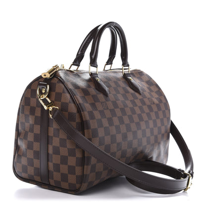Louis Vuitton Damier Ebene Speedy Bandouliere 30 2 of 9