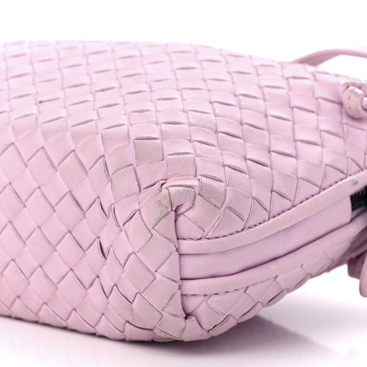 Bottega Veneta Nappa Intrecciato Nodini Crossbody Messenger Bliss Washed 11 of 12