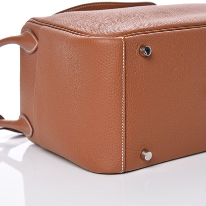 Hermes Taurillon Clemence Lindy 30 Gold 9 of 10