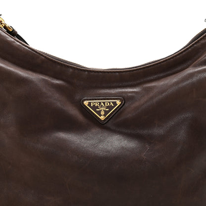 Prada Nappa Large Explore Shoulder Bag Sienna 8 of 10