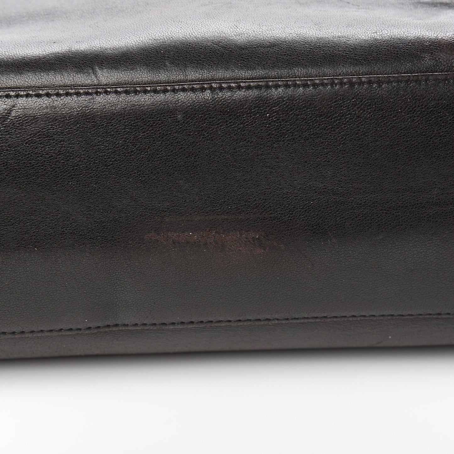 Lambskin CC Flap Shopping Tote Black