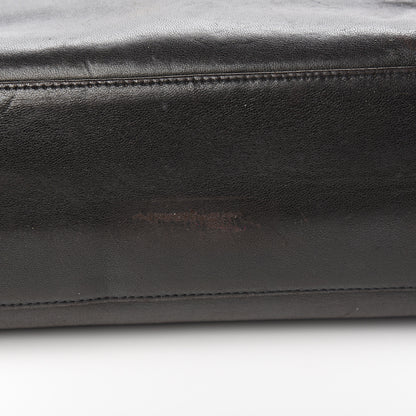 Chanel Lambskin CC Flap Shopping Tote Black 9 of 14