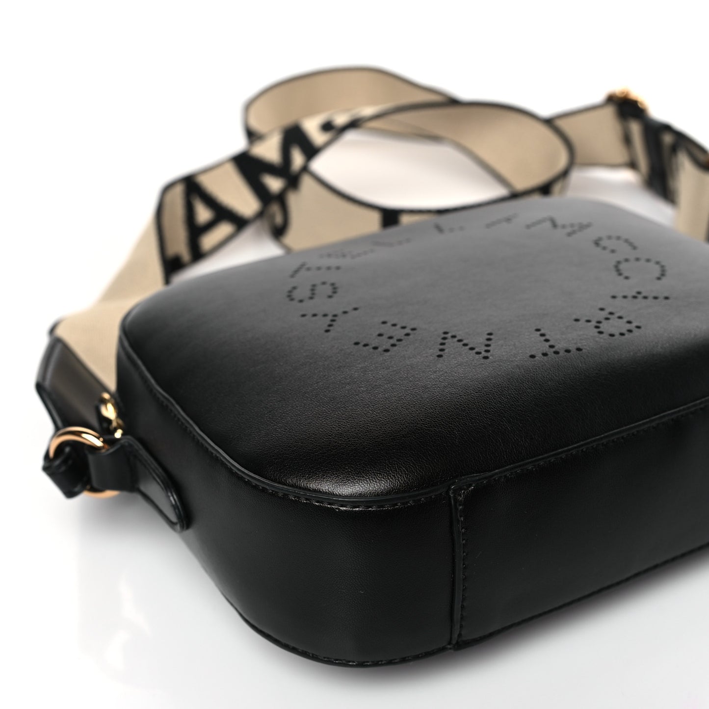 Eco Alter Nappa Perforated Logo Mini Bag Black