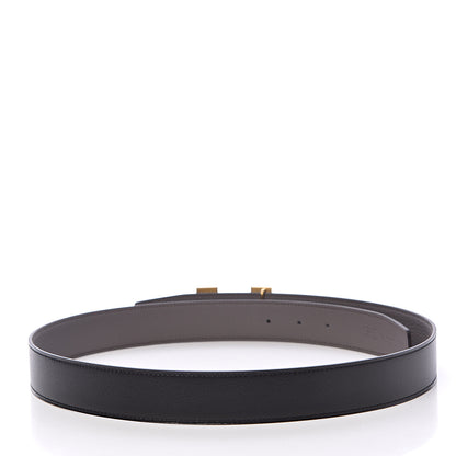 Hermes Box Togo 32mm H Belt 90 Black Etain 3 of 6