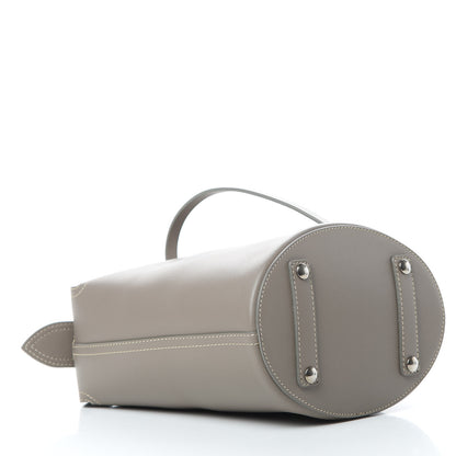 Burberry Supple Calfskin Small Bucket Taupe Brown 4 of 10