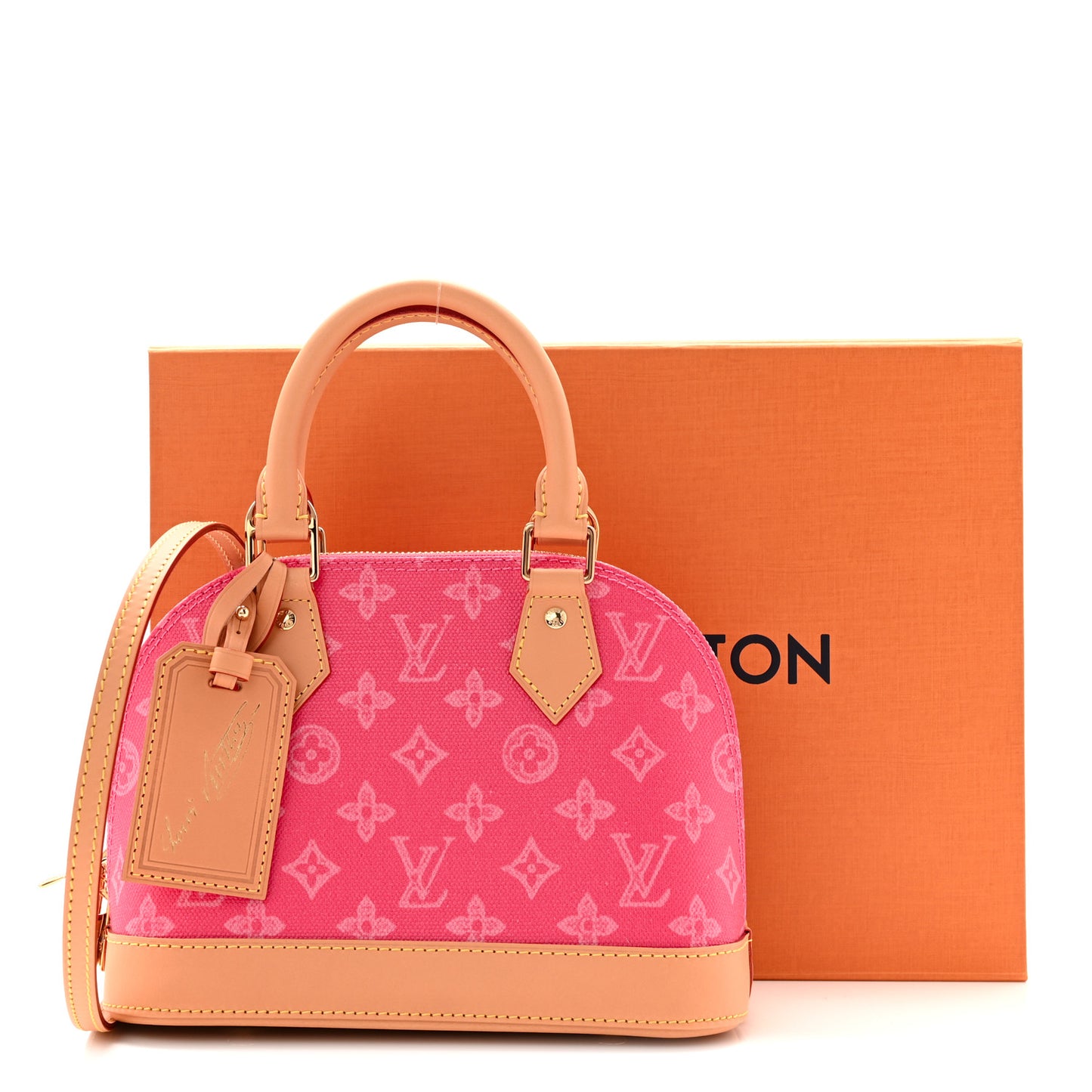 Monogram Origine Alma BB Rose Ruban