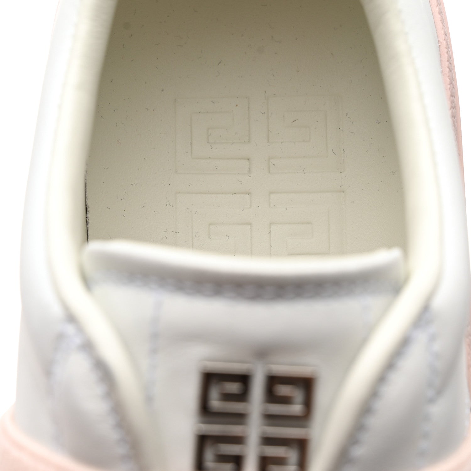 Givenchy Calfskin Band Logo Womens City Sport Sneakers 37 White Pink 6 of 9