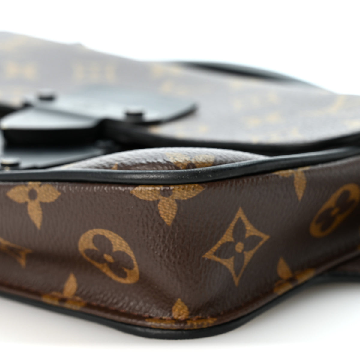 Louis Vuitton Monogram Macassar S Lock Messenger 9 of 10
