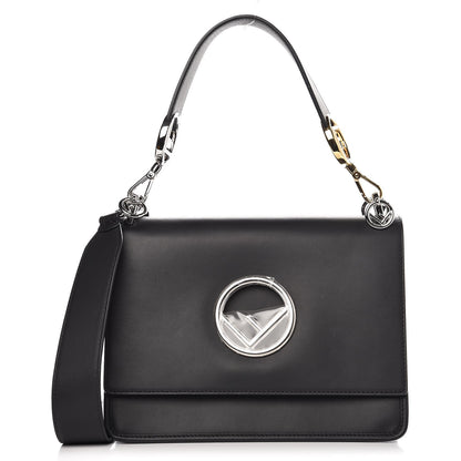 Fendi Vitello Century Opaco F is Fendi Kan I Shoulder Bag Black 1 of 22