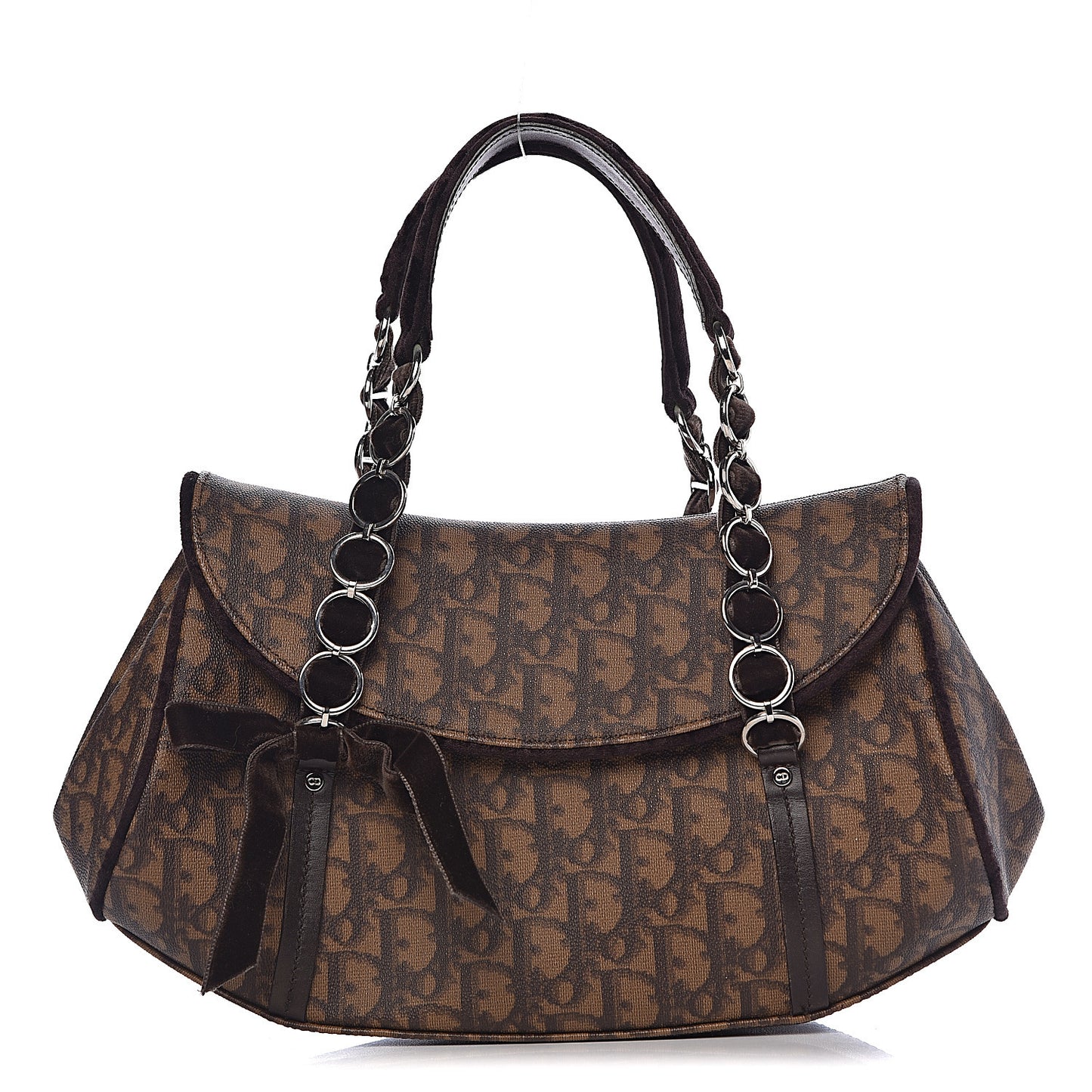 Monogram Romantique Trotter Bag Brown