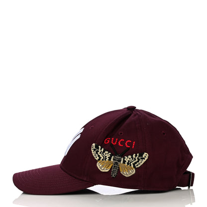 Gucci X MLB Cotton NY Yankees Baseball Hat 57-61 Lacquer 2 of 9