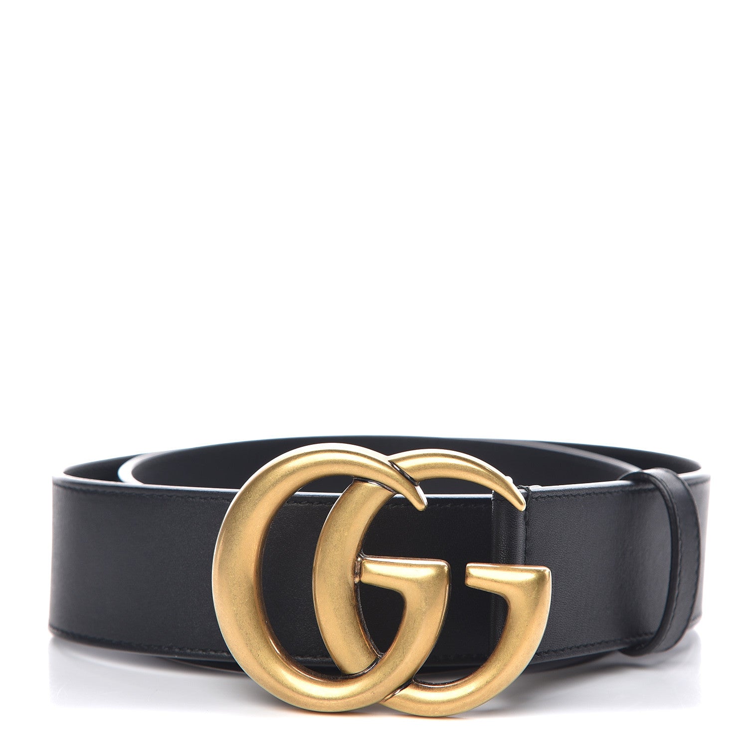 Gucci Calfskin Double G 40mm Belt 85 34 Black 1 of 6