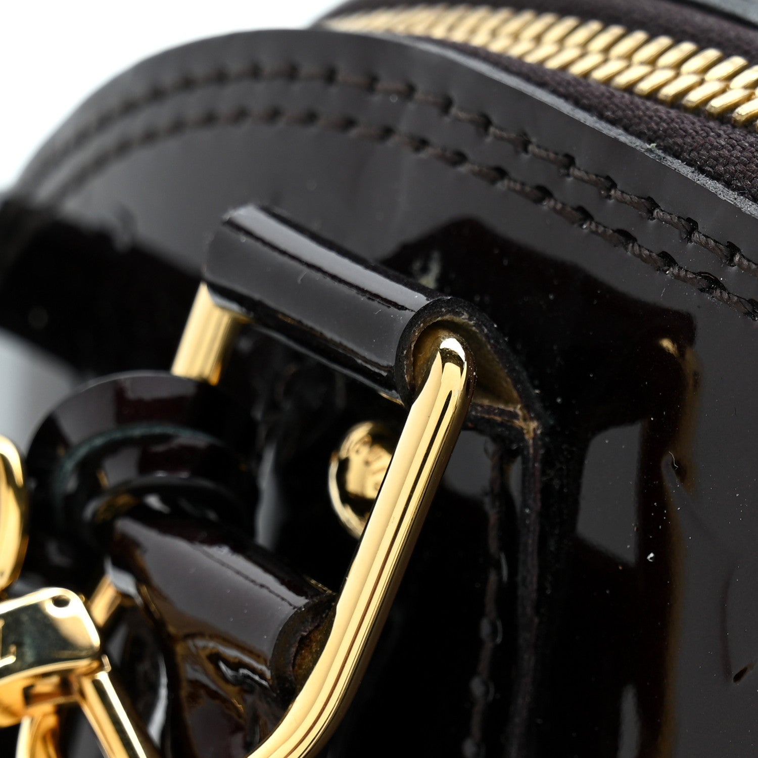Louis Vuitton Vernis Alma BB Amarante 10 of 12