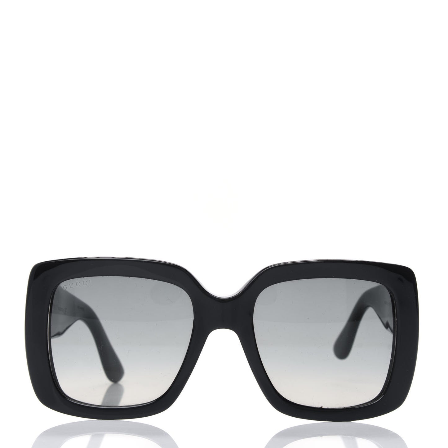 Acetate Square Frame Sunglasses GG0141S Black