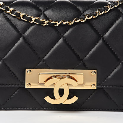 Chanel Lambskin Quilted Golden Class Wallet on Chain WOC Black 11 of 16