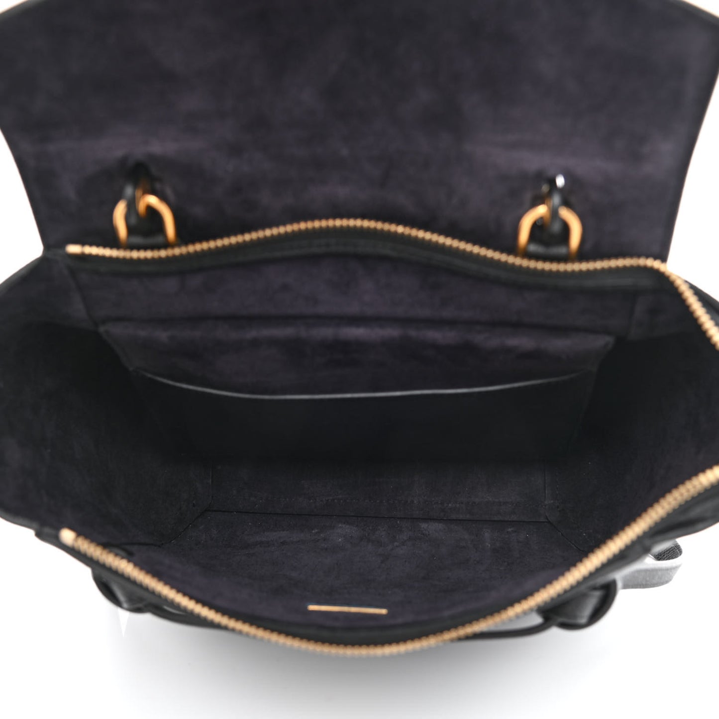 Grained Calfskin Micro Belt Bag Black