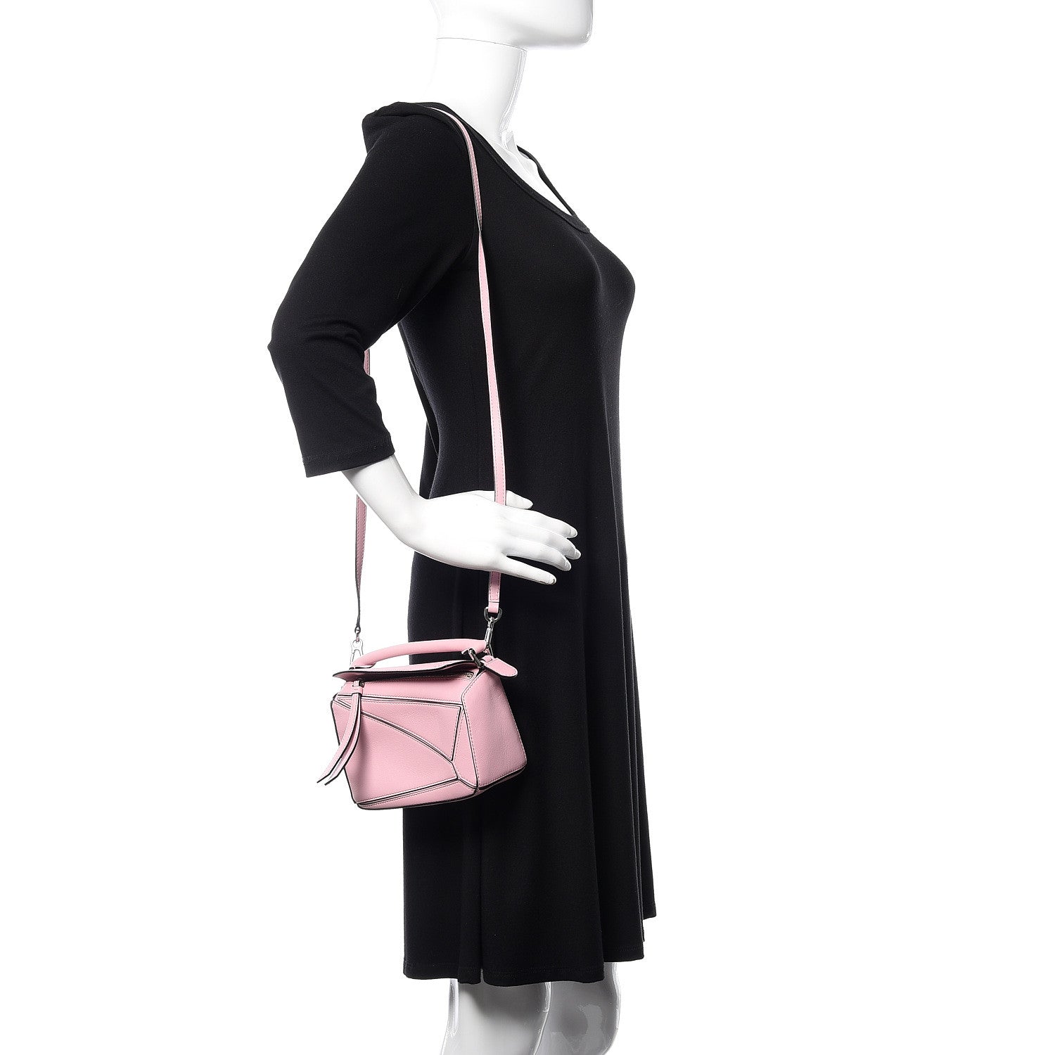 Loewe Calfskin Mini Puzzle Bag Pastel Pink 2 of 10