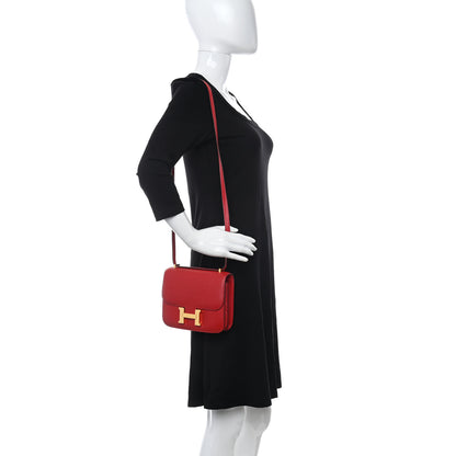 Hermes Epsom Constance 18 Rouge Vif 2 of 10