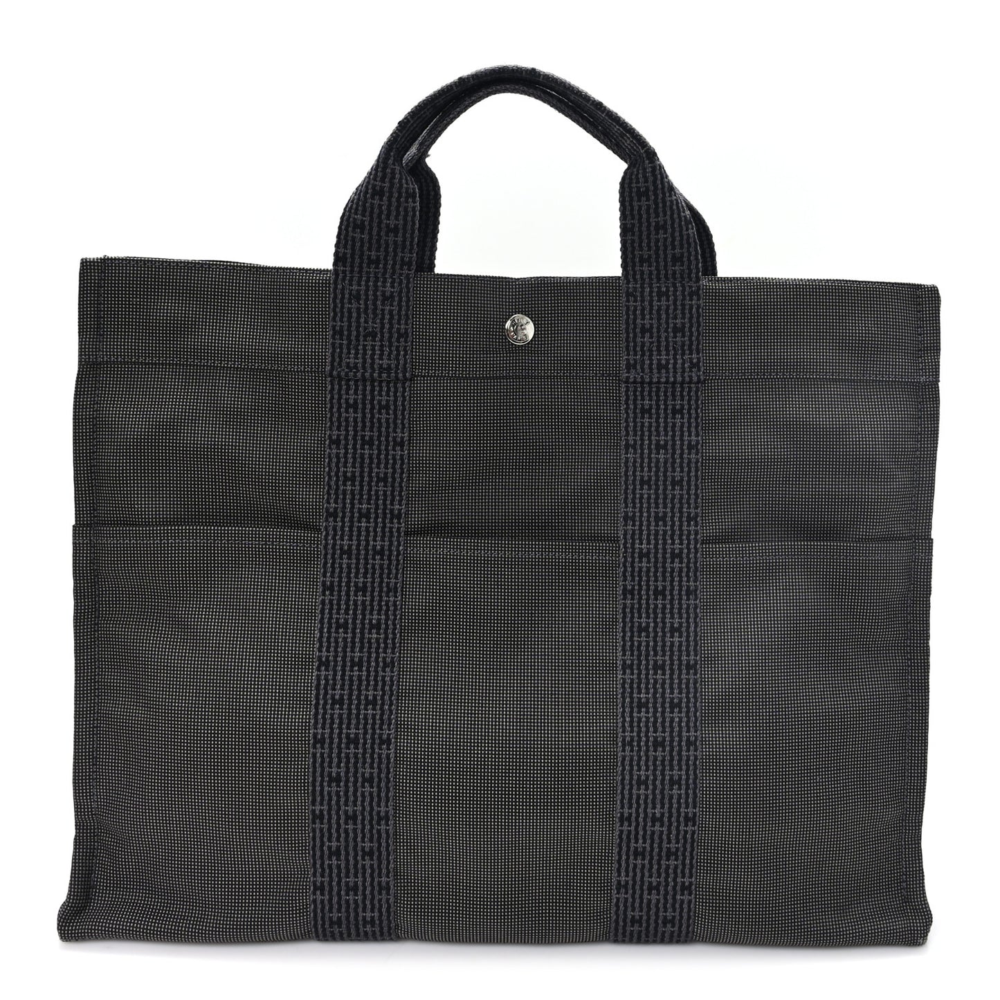 Canvas Herline MM Tote Grey