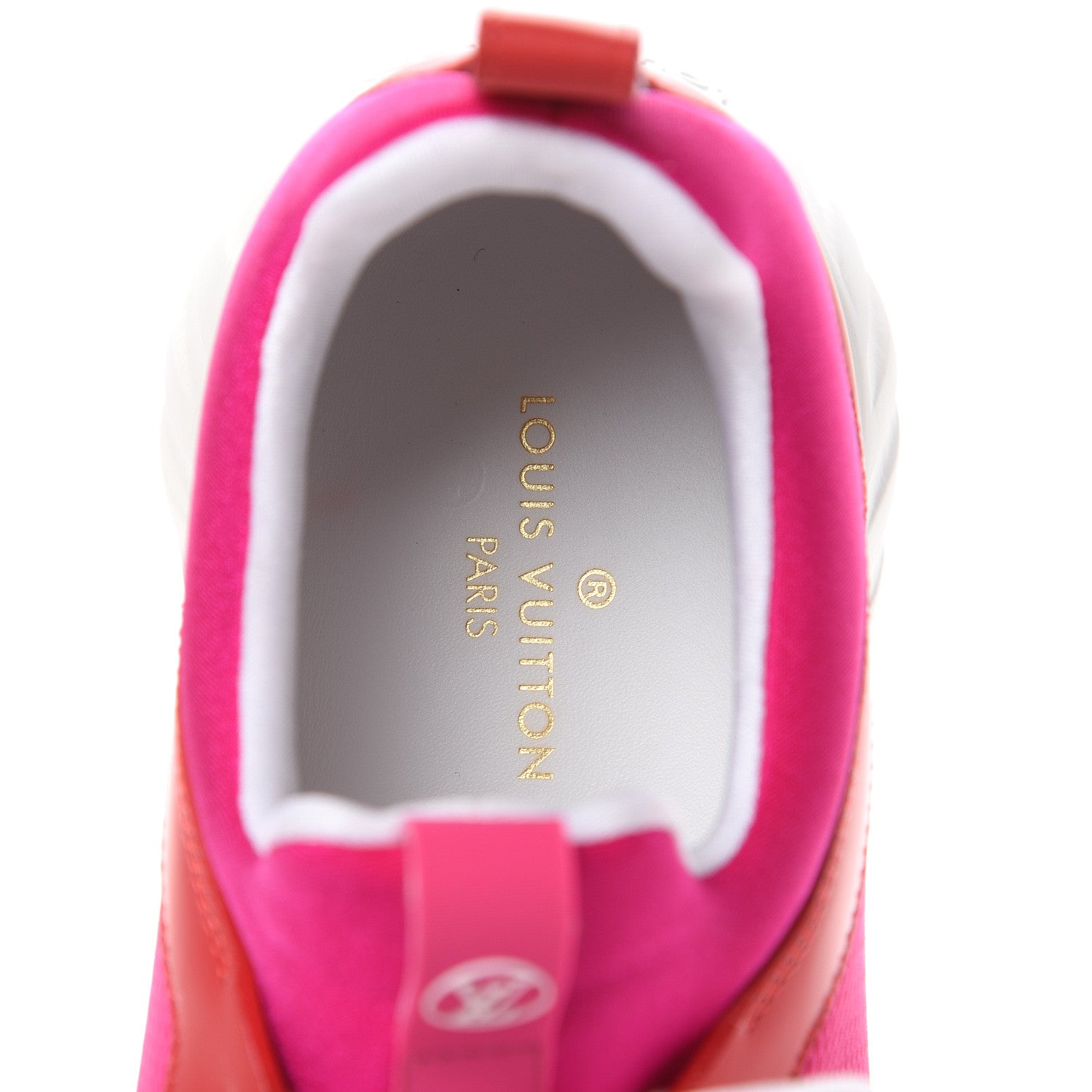 Louis Vuitton Rubber Technical Fabric Calfskin Aftergame Sneakers 38 Fuchsia 7 of 9