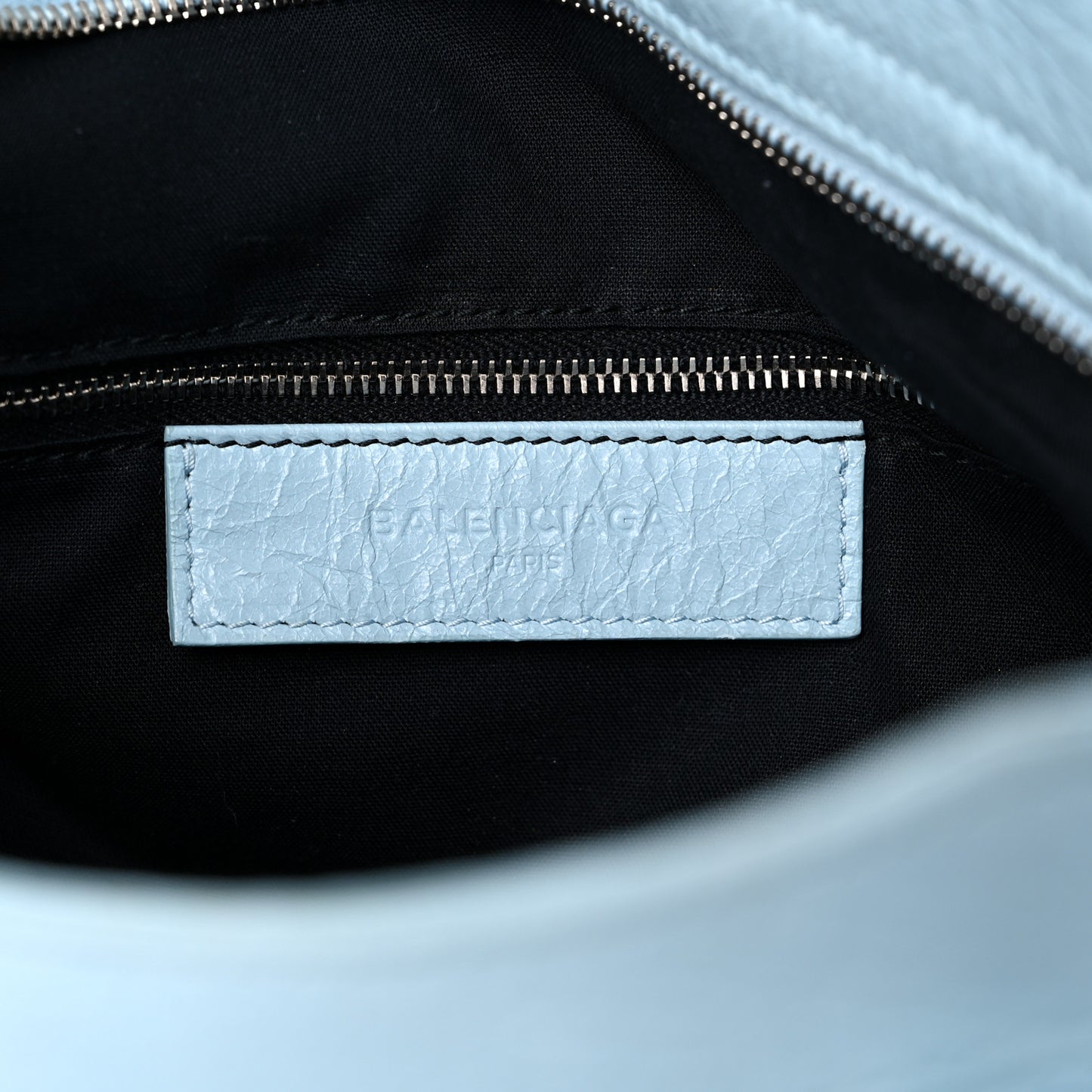 Agneau Giant 12 Silver Hardware Velo Bleu Dragee